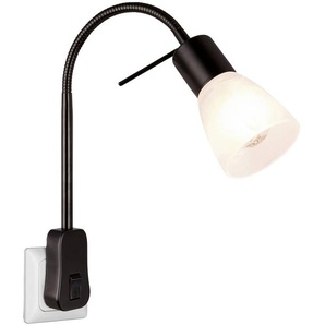 TRIO LED-Steckerleuchte Levisto 891010132 schwarz inkl. E14 LED 4,9 W, 470 lm, 3000 K
