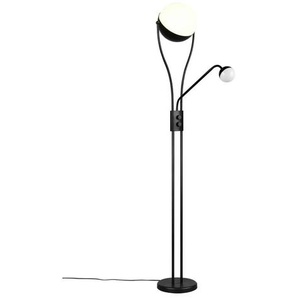 Trio LED Stehleuchte - schwarz - Materialmix - 180 cm - 30.0 | Möbel Kraft