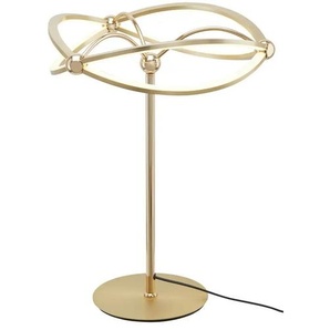 Trio LED-Tischleuchte  messing-matt  geschwungen  Charivari ¦ gold ¦ Maße (cm): H: 50  Ø: 41