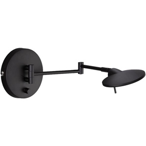 TRIO LED-Wandleuchte Kazan 274770132 schwarz, 8 W, 800 lm, 3000 K, inkl. Drehdimmer