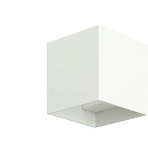 Trio LED-Wandleuchte ´Kubus` weiß matt ¦ weiß ¦ Maße (cm): B: 10 H: 10