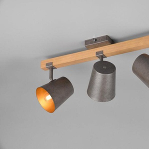 TRIO Leuchten Deckenstrahler Bell, Leuchtmittel wechselbar, ohne Leuchtmittel, Warmweiß, Spot 3-flammig zur Wand- und Deckenmontage / Leuchtmittel frei wählbar