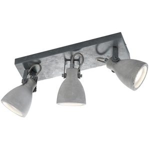 TRIO Leuchten Deckenstrahler CONCRETE, ohne Leuchtmittel, Deckenlampe