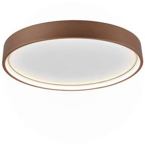 Trio Leuchten Led-Deckenleuchte Doha, Braun, Metall, 5.5 cm, Lampen & Leuchten, Innenbeleuchtung, Leuchten nach Räumen, Esstischlampen