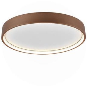 Trio Leuchten Led-Deckenleuchte Doha, Braun, Metall, 5.5 cm, Lampen & Leuchten, Innenbeleuchtung, Leuchten nach Räumen, Esstischlampen