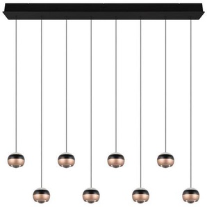 Trio Leuchten Led-Pendelleuchte Orbit, Schwarz, Metall, 150x200x13 cm, Lampen & Leuchten, Innenbeleuchtung, Hängelampen, Pendelleuchten