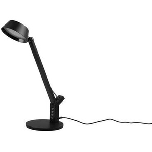 Trio Leuchten Led-Schreibtischleuchte, Schwarz, Kunststoff, F, 17.1x40.4 cm, USB-Anschluss zum Laden von Smartphones, Flexarm, mit Schalter, Farbtemperaturwechsler, Lampen & Leuchten, Innenbeleuchtung, Tischlampen, Schreibtischlampen