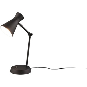 TRIO Leuchten Schreibtischlampe Enzo, Ein-/Ausschalter, ohne Leuchtmittel, warmweiß - kaltweiß, Tischlampe mit Kippschalter, exkl E27 Leuchtmittel (10W), verstellbar