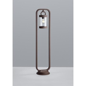 Trio Leuchten Wegeleuchte Sambesi, Rost, Metall, 21x100 cm, Dämmerungssensor, Lampen & Leuchten, Aussenbeleuchtung, Wegbeleuchtung, Wegeleuchten