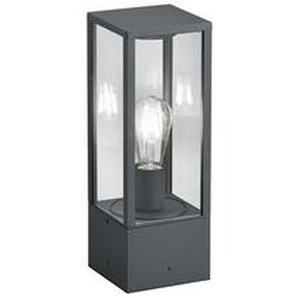 Trio Leuchten Wegeleuchte Garonne, Anthrazit, Metall, Glas, 14x40 cm, Lampen & Leuchten, Aussenbeleuchtung, Wegbeleuchtung, Wegeleuchten