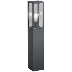 Trio Leuchten Wegeleuchte Garonne, Anthrazit, Metall, Glas, 14x80 cm, Lampen & Leuchten, Aussenbeleuchtung, Wegbeleuchtung, Wegeleuchten