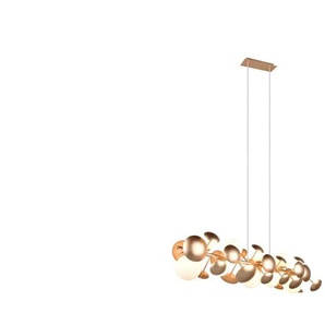 Trio Pendelleuchte - gold - Materialmix - 100 cm - 150 cm - cm 22,0 | Möbel Kraft