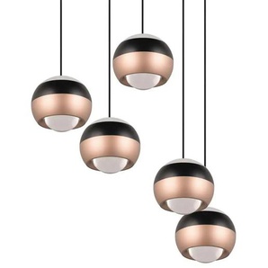 Trio Pendelleuchte - schwarz - Materialmix - 200 cm - 30.0 | Möbel Kraft