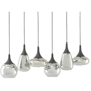 Trio Pendelleuchte - silber - Materialmix - 85 cm - 150 cm - cm 20,0 | Möbel Kraft