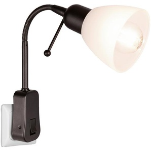 TRIO Steckerleuchte Ligara 8911211-32 schwarz, für E14 max. 10 W