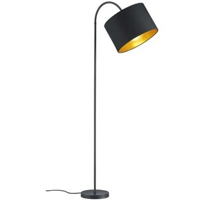 Trio Stehleuchte 1-flammig schwarz/goldfarben - schwarz - Materialmix | Möbel Kraft
