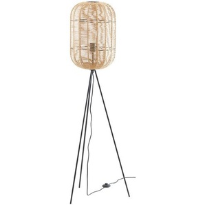 Trio Stehleuchte  1-flammig  Sisal braun   ¦ braun ¦ Maße (cm): H: 150  Ø: 35