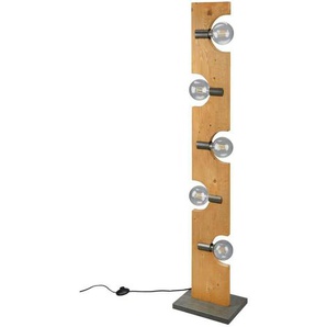 Trio Stehleuchte ¦ holzfarben ¦ Holz ¦ Maße (cm): B: 30 H: 143 T: 22