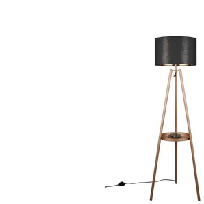 Trio Stehleuchte - schwarz - Materialmix - 57 cm - 150 cm - cm 57,0 | Möbel Kraft