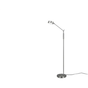 Trio Stehleuchte - silber - Materialmix - 133 cm - 23.0 | Möbel Kraft