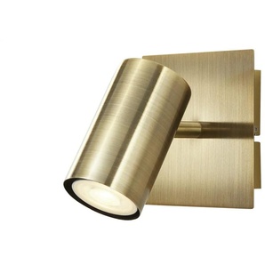 Trio Strahler  1-flammig  altmessing   ¦ gold ¦ Maße (cm): B: 9 H: 16 T: 12.0