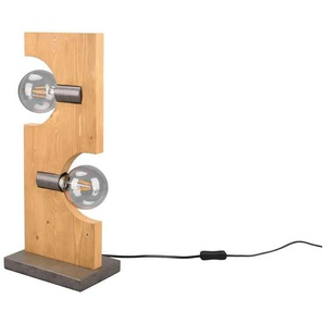 Trio Tischleuchte   ¦ holzfarben ¦ Maße (cm): B: 22 H: 52 T: 15.0