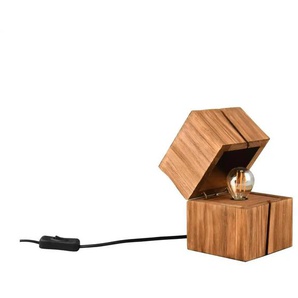 Trio Tischleuchte - holzfarben - Materialmix - 12 cm - 22 cm - cm 12,0 | Möbel Kraft