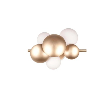 Trio Wandleuchte - gold - Materialmix - 22 cm - 30 cm - cm 1,1 | Möbel Kraft