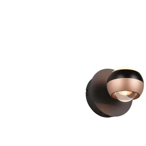 Trio Wandleuchte - schwarz - Materialmix - 13 cm - 10 cm - cm 0,8 | Möbel Kraft