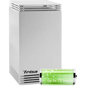 Trisa Electronics Lufterfrischer, Silber, Metall, 26x25.5x41.5 cm, Dekoration, Kerzen & Zubehör, Duftkerzen