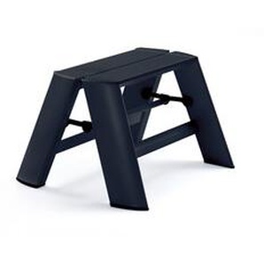 Tritthocker Lucano Thomas Merlo grau, Designer Chiaki Murata, 28x39x57 / 15.5 cm