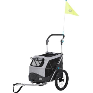 Trixie Bicycle trailer quick-fold S 58  93  74114 cm grey
