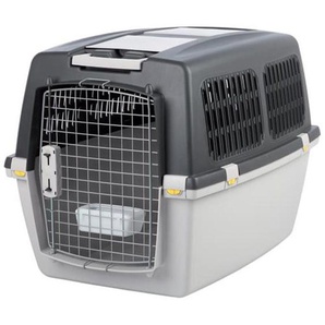 Trixie Gulliver 5 transport box M 58  60  79 cm light greydark grey