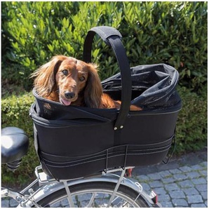 Trixie Long Bicycle basket for wide bike racks EVA 29  49  60 cm black