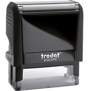 Trodat Adressstempel Printy 4913 Schwarz 7,4 x 3,5 x 8,5 cm 5173506