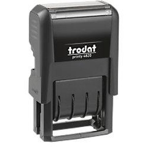 Trodat Printy 4820 Datumstempel Schwarz, 4 mm Datumshöhe T4820