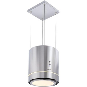 Tron Ambience Inselabzugshaube Ø38cm Umluft 540m³/h led Edelstahl - Klarstein