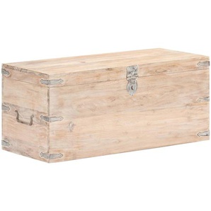 Truhe 90x40x40 cm Akazie Massivholz