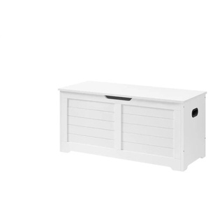 Truhe - weiß - Holzwerkstoff - 100 cm - 46 cm | Möbel Kraft