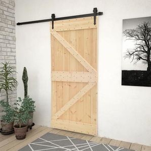 Tür 100x210 cm Kiefer Massivholz