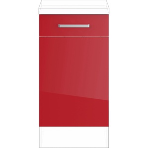 Türfront IMPULS KÜCHEN Schranktüren Gr. B/H/T: 45 cm x 71,7 cm x 1,9 cm, rot (rot hochglanz) Zubehör für Küchenmöbel