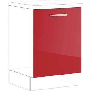 Türfront IMPULS KÜCHEN Schranktüren Gr. B/H/T: 60 cm x 71,7 cm x 1,9 cm, rot (rot hochglanz) Schranktür Schrank-Zubehör Zubehör Küchenmöbel