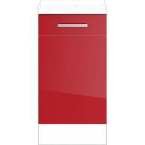 Türfront IMPULS KÜCHEN Turin, Breite 45 cm Schranktüren Gr. B/H/T: 45 cm x 71,7 cm x 1,9 cm, rot (rot hochglanz) Zubehör für Küchenmöbel