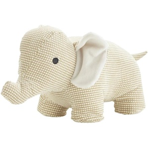 como Türstopper Elefant - beige - Polyester - 17 cm - 18 cm | Möbel Kraft