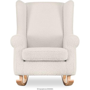 Tules Schaukelsessel, Creme - Konsimo