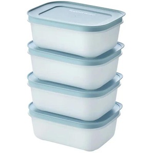 Tupperware Gefrierdosen-Set 4 x 450 ml  ¦ blau ¦ Kunststoff ¦ Maße (cm): B: 12 H: 15,5 T: 14.5