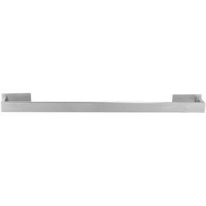 Turbo-Loc® Badetuchstange Uno Genova Matt 60 cm, Befestigen ohne bohren mit Klebepad-System, Silber matt, Edelstahl rostfrei matt - silber matt