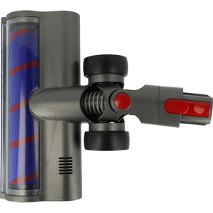 Turbodüse Bodendüse Softbürste kompatibel mit Dyson V10, V11, V11 Outsize, V15 Detect Absolute Staubsauger, 26,2 cm breit, mit Softwalze - Vhbw