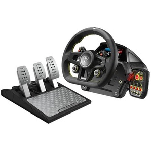 Turtle Beach Turtlebeach VelocityOne Race Lenkrad & Pedalsystem mit Force Feedback, Magnetische Schaltwippen und Hall-Effekt-Sensoren für XBOX & PC TBS-0726-05