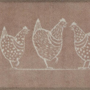 Turtle Mat Fußmatte Hens, rechteckig, Höhe: 9 mm